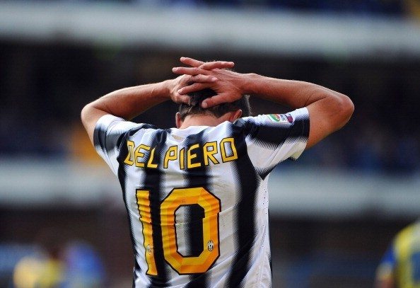 Juventus' forward Alessandro Del Piero r
