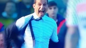 Allegri infuriato