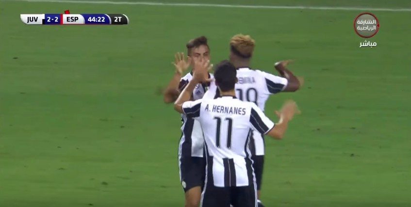 Juventus-Espanyol video 2-2