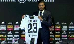 Emre Can numero 23 Juventus