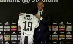 Bonucci numero Juventus 2018