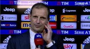 allegri juventus inter 1-0