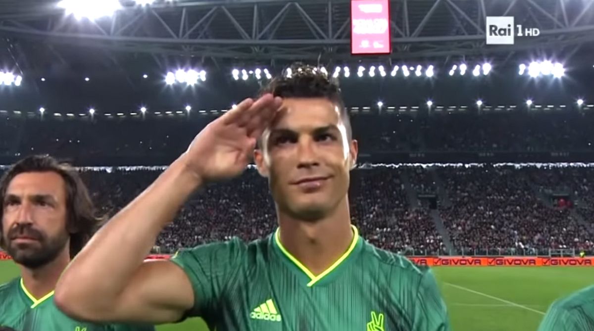 ronaldo cena compagni juventus