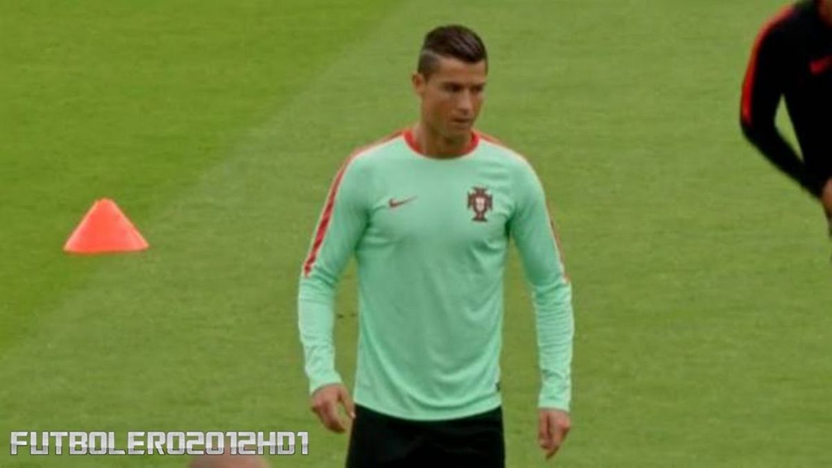 ronaldo portogallo allenamento