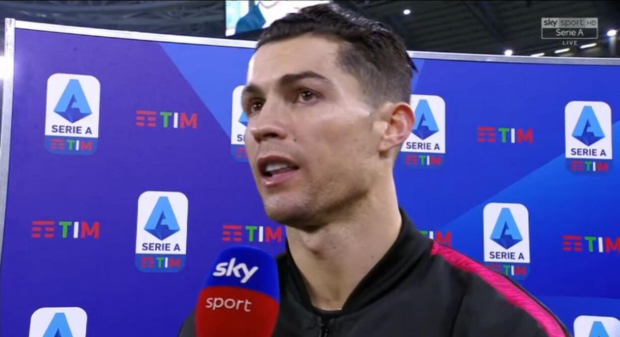 ronaldo intervista juventus udinese 3-1