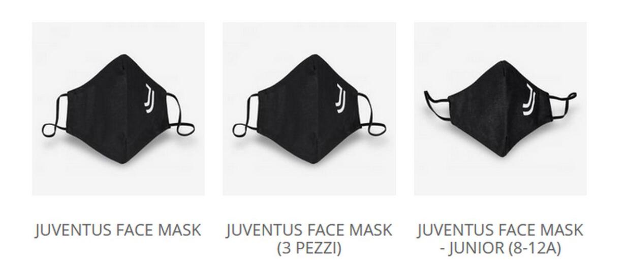 juventus face mask mascherine