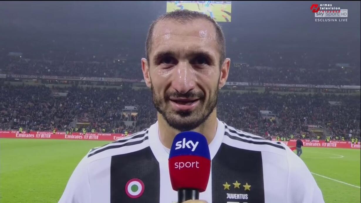 chiellini quarantena intervista