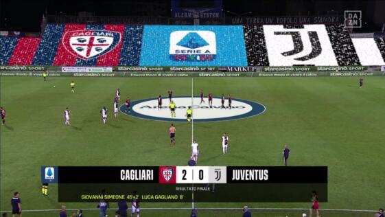 cagliari-juventus 2-0 highlights video gol pagelle