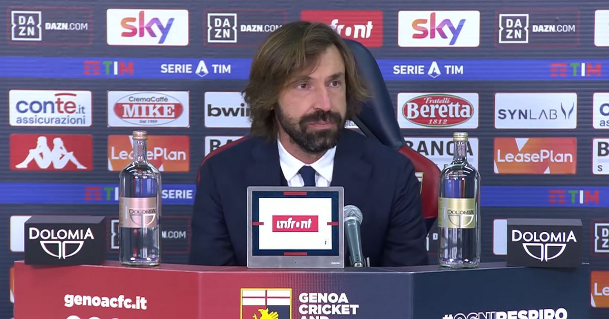 pirlo intervista genoa juventus 1-3