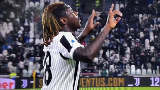 juventus roma 1-0 highlights video gol kean