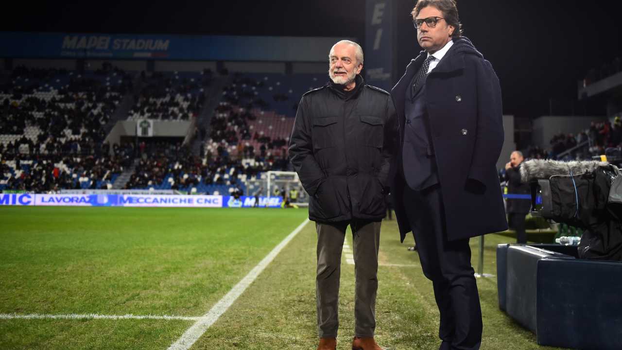 Cristiano Giuntoli e De Laurentiis