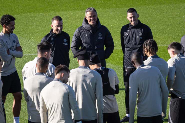 Psg in allenamento