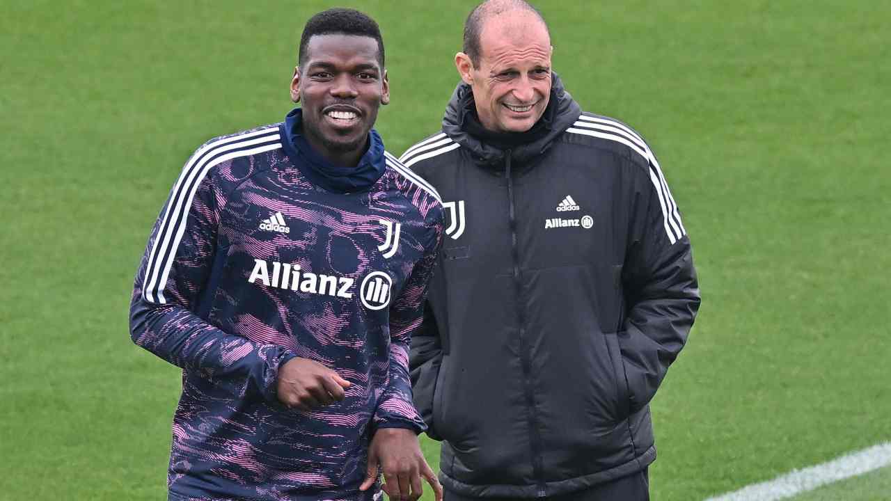 Pogba e Allegri