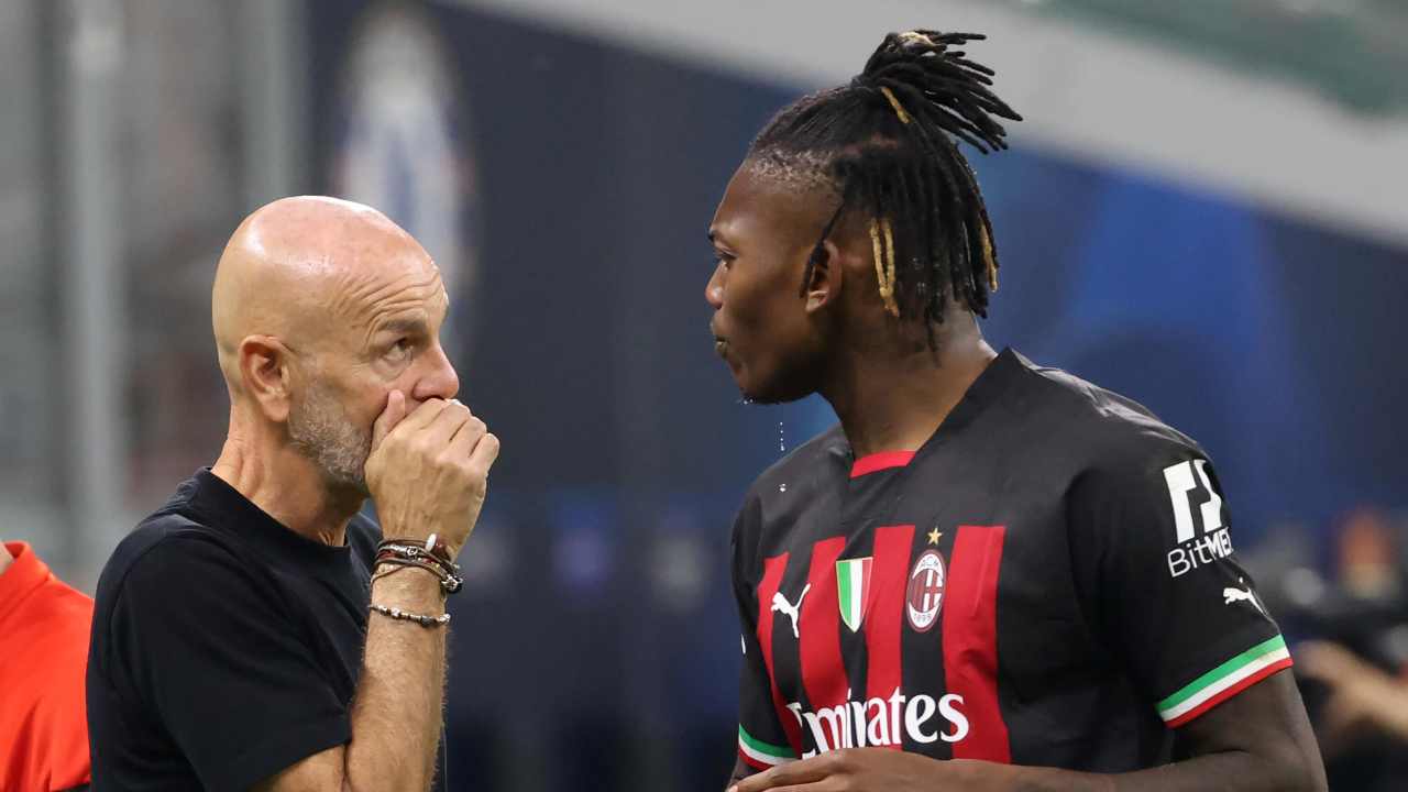 Pioli e Leao