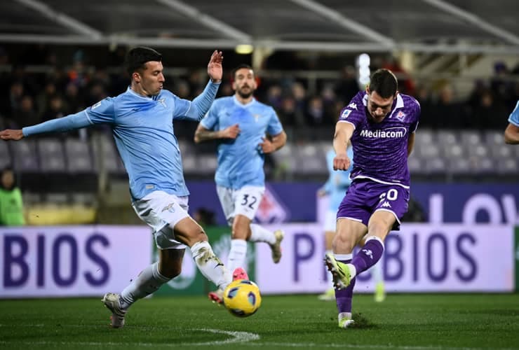 Andrea Belotti con la maglia della Fiorentina - Foto Lapresse - Jmania.it