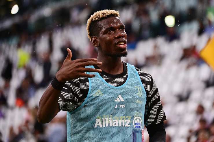 Paul Pogba prima del match con la maglia della Juve - foto LaPresse - JMania.it