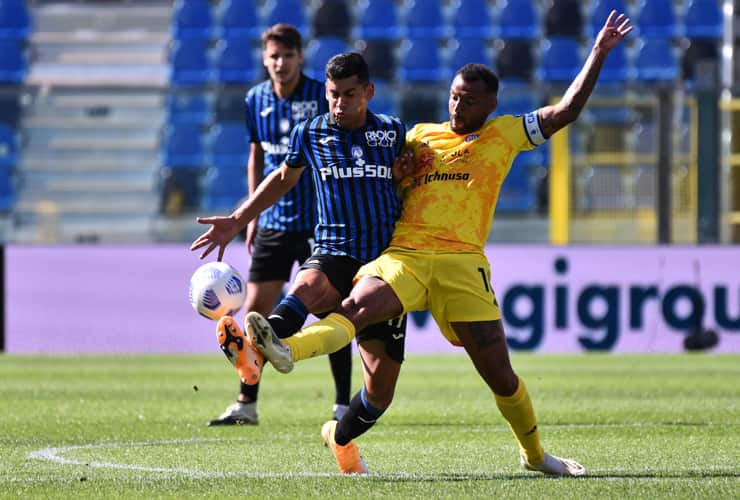 Romero in campo con la maglia dell'Atalanta - Foto ANSA - Jmania.it