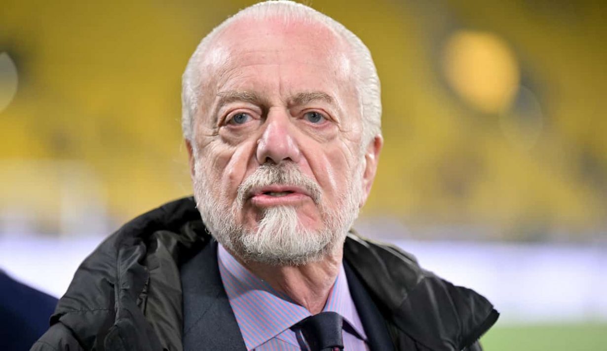 Aurelio De Laurentiis, patron del Napoli - Foto Lapresse - Jmania.it