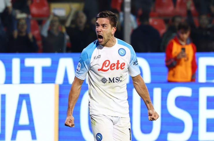 Giovanni Simeone con la maglia del Napoli - Foto ANSA - Jmania.it