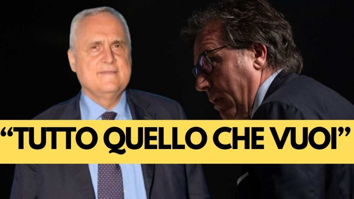 Giuntoli e Lotito