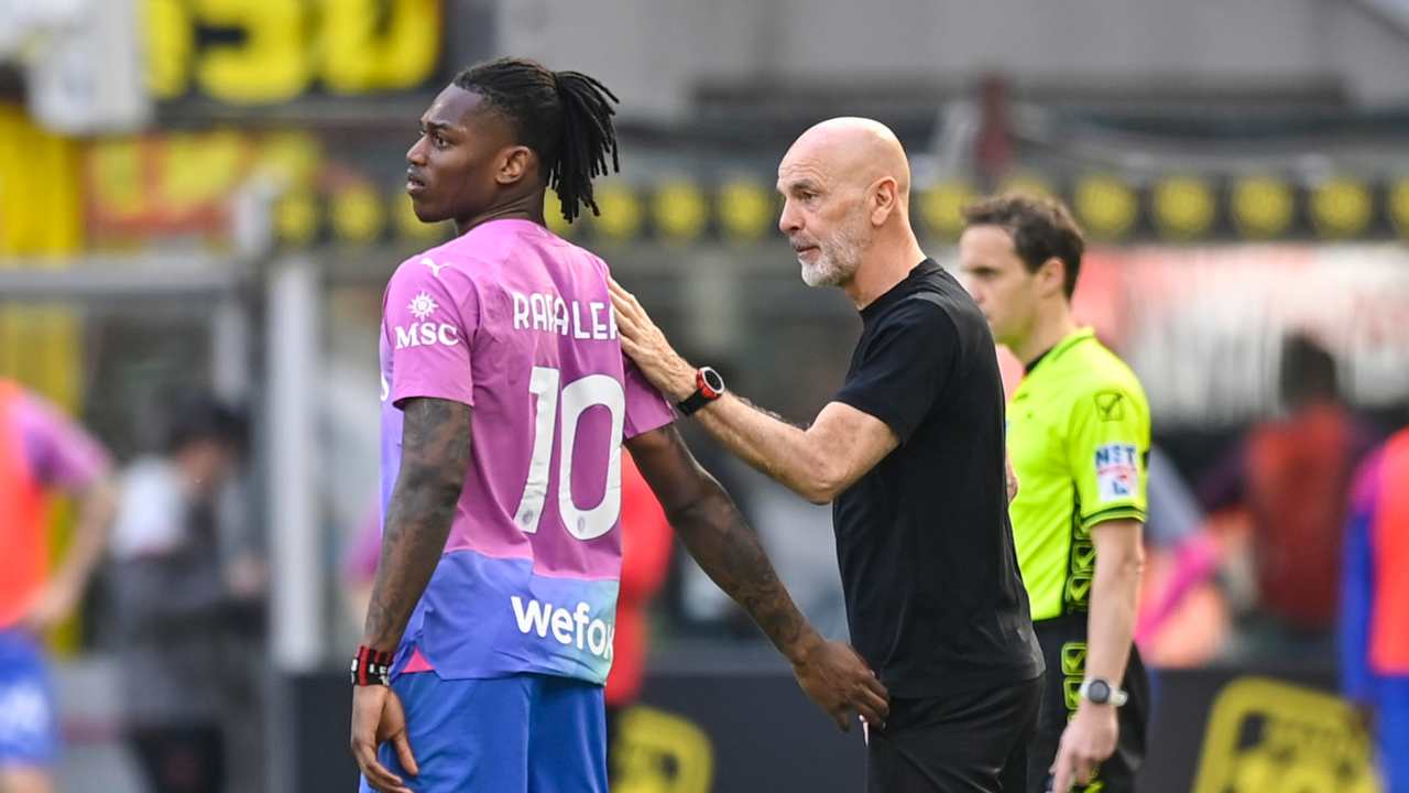 Pioli e Leao