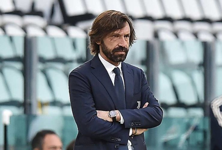 Andrea Pirlo ai tempi della Juventus quando era lui l'allenatore - foto ANSA - JMania.it