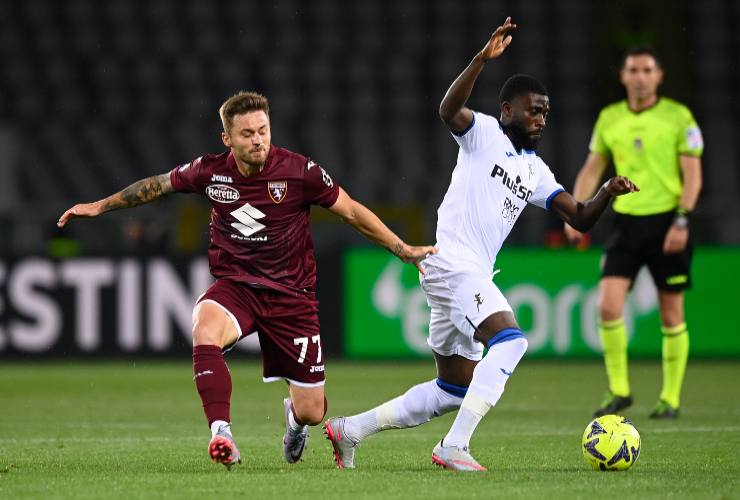 Boga in campo con la maglia dell'Atalanta in Serie A - foto LaPresse - JMania.it