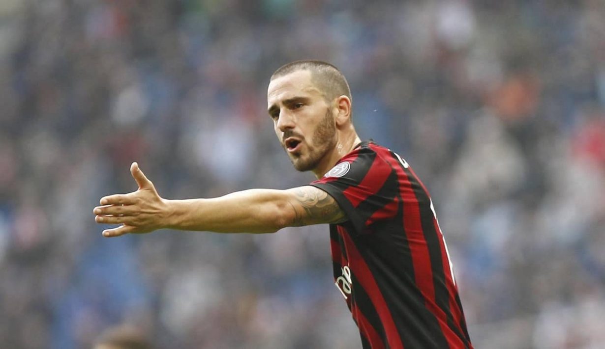 Leonardo Bonucci con la maglia del Milan - Foto Lapresse - Jmania.it