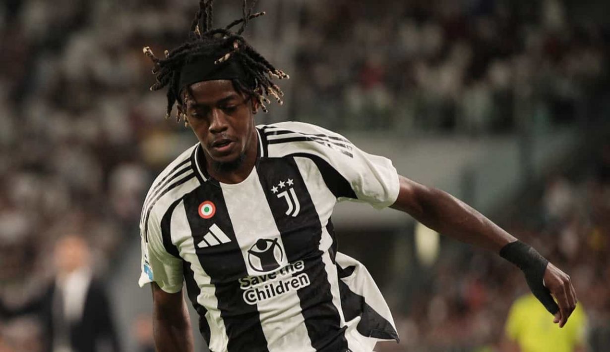 Mbangula in campo con la maglia della Juventus - Foto Lapresse - Jmania.it