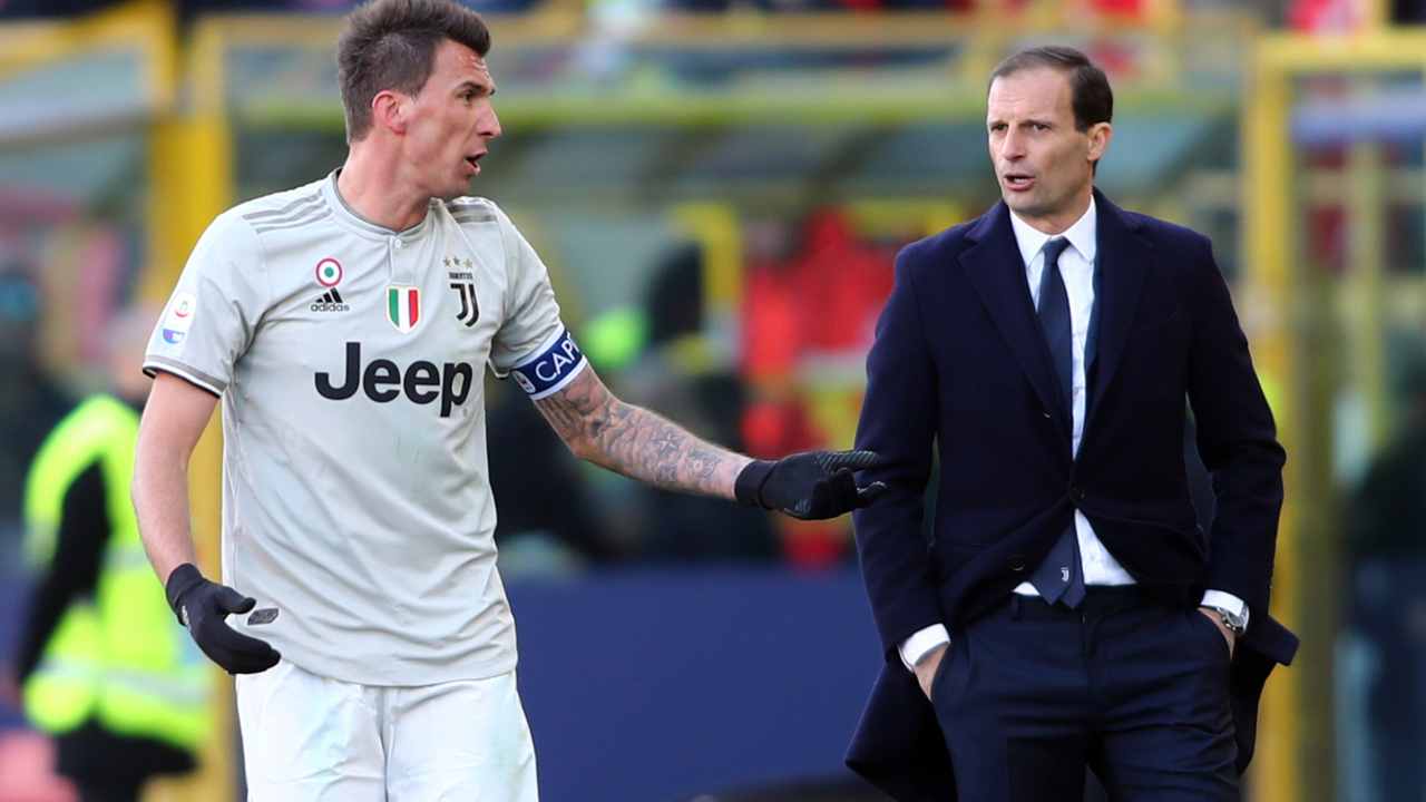 Allegri e Mandzukic