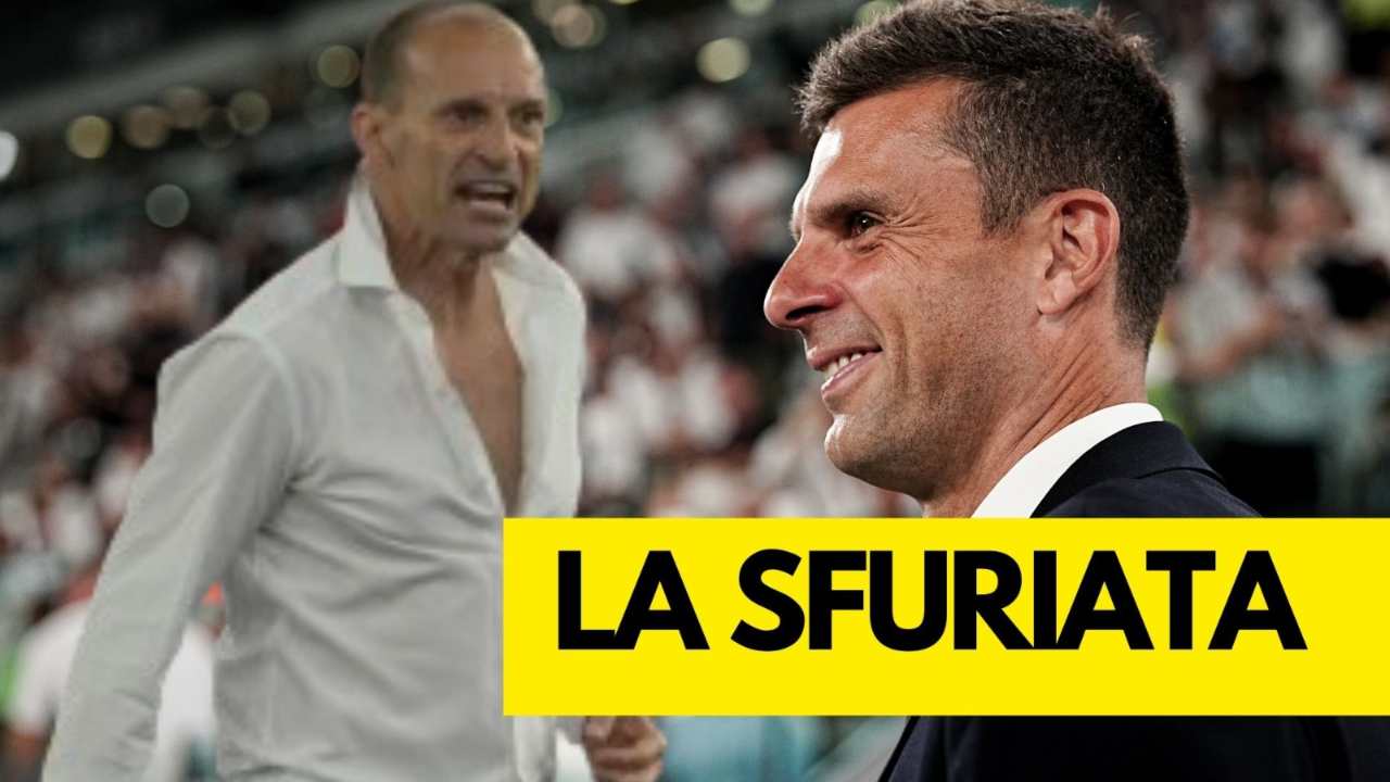 Allegri e Thiago Motta