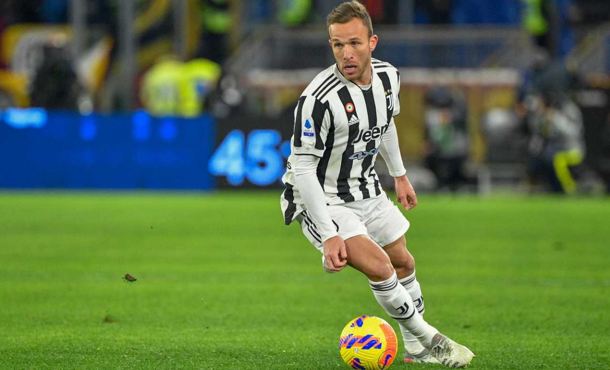 Arthur in campo con la maglia della Juve in Serie A - foto LaPresse - JMania.it