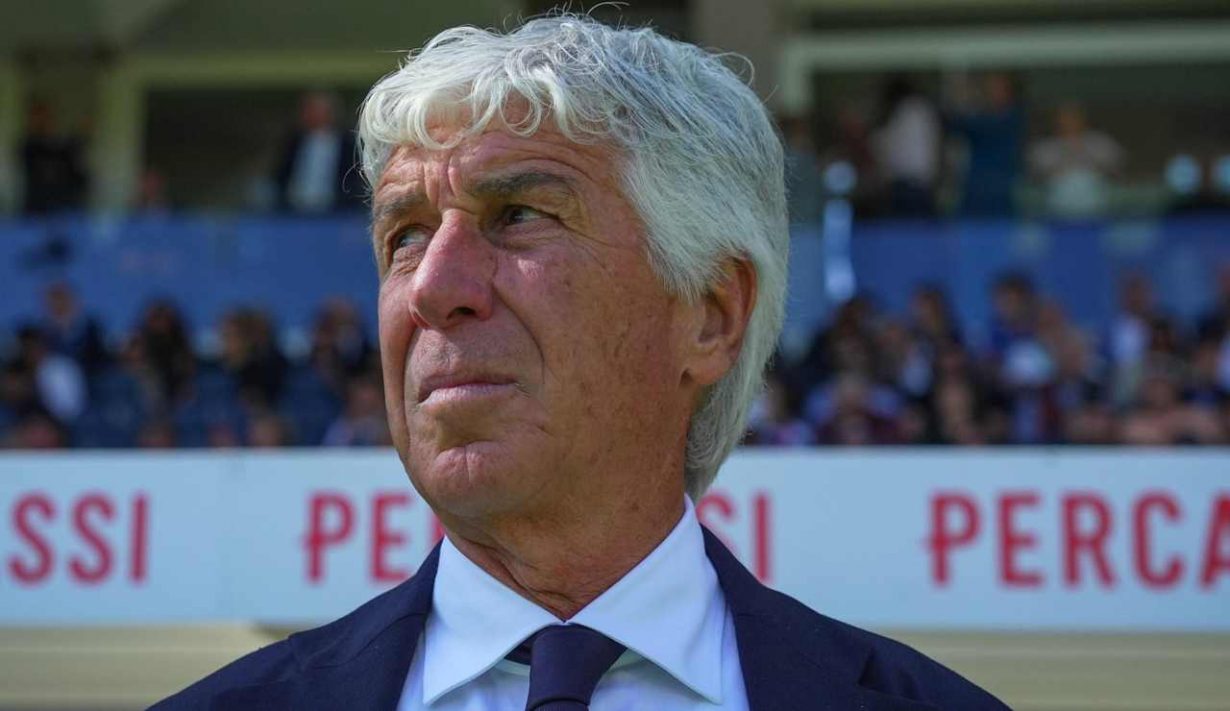 Gian Piero Gasperini in panchina - Foto Lapresse - Jmania.it