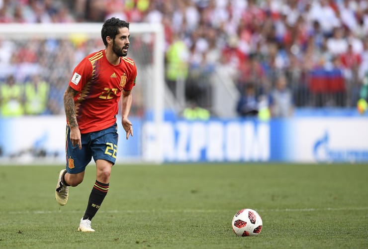 Isco con la maglia della Nazionale spagnola - Foto Lapresse - Jmania.it