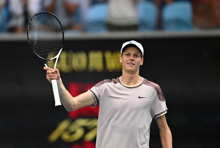 Jannik Sinner agli Australian Open 2024 - Foto ANSA - Jmania.it