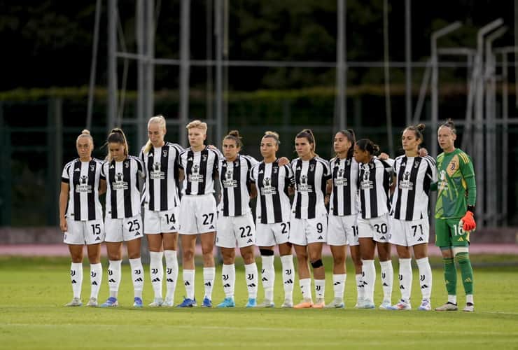 La Juventus Women in una recente partita - Foto Lapresse - Jmania.it