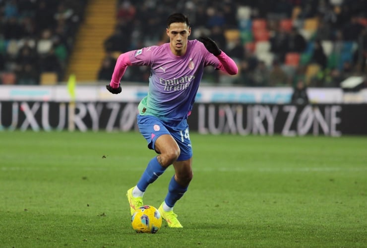 Reijnders in campo con la maglia del Milan - Foto Lapresse - Jmania.it