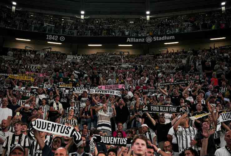 Tribuna tifosi della Juventus all'Allianz Stadium - foto LaPresse - JMania.it