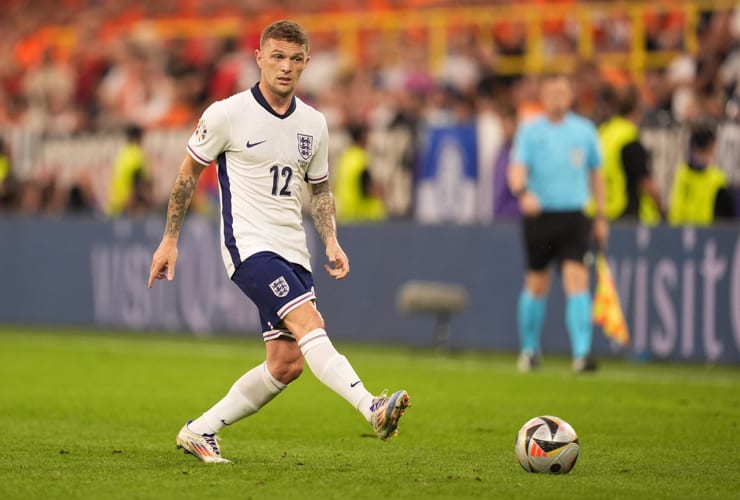 Trippier in campo con la maglia dell'Inghilterra - Foto Lapresse - Jmania.it