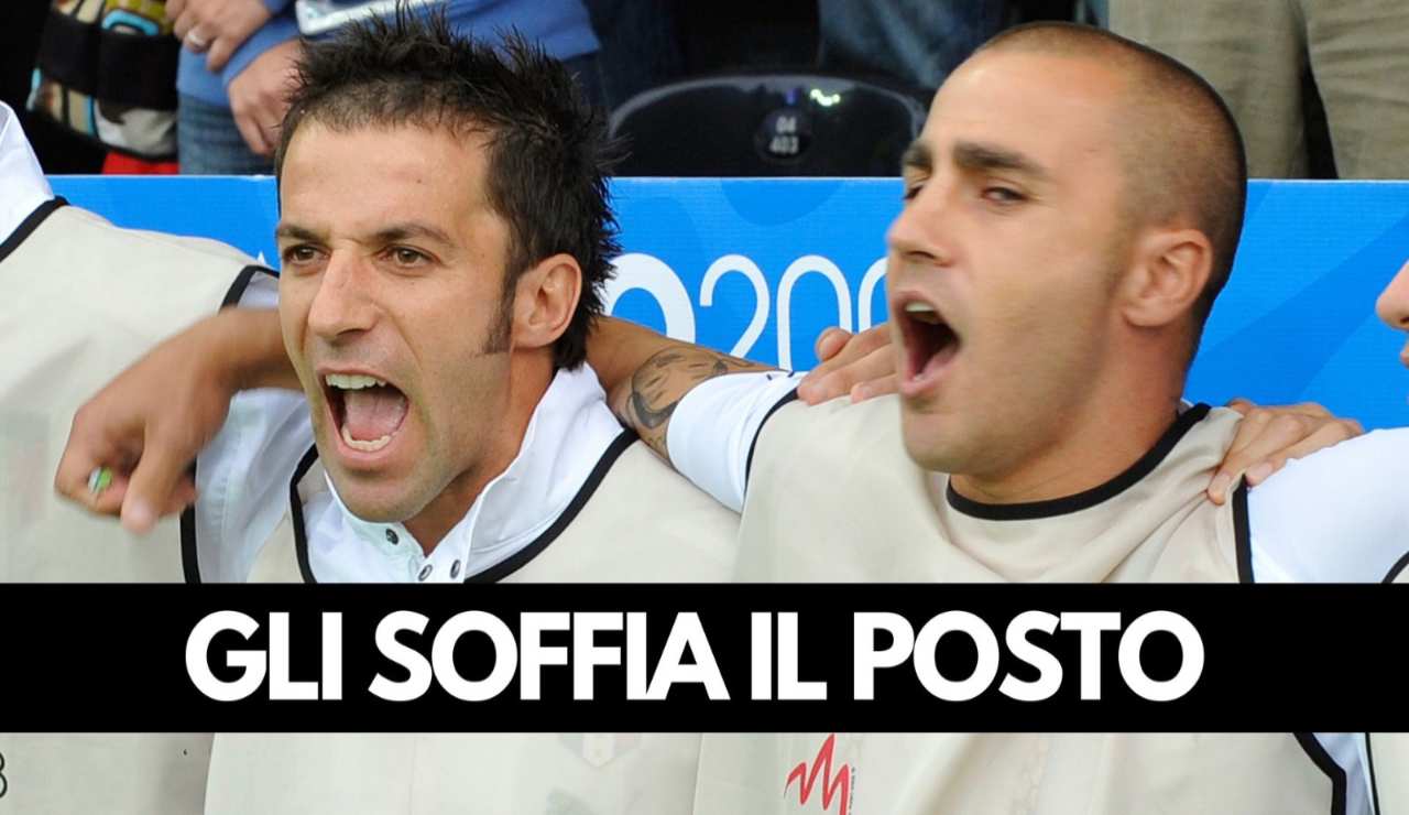 Alex Del Piero e Fabio Cannavaro ai tempi della Juve - foto LaPresse - JMania.it