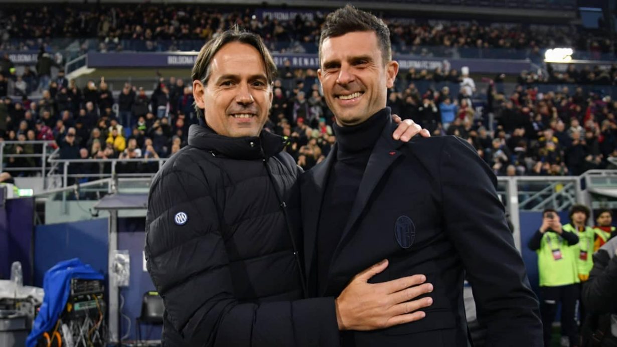 Inzaghi e Thiago Motta - Foto Lapresse - Jmania