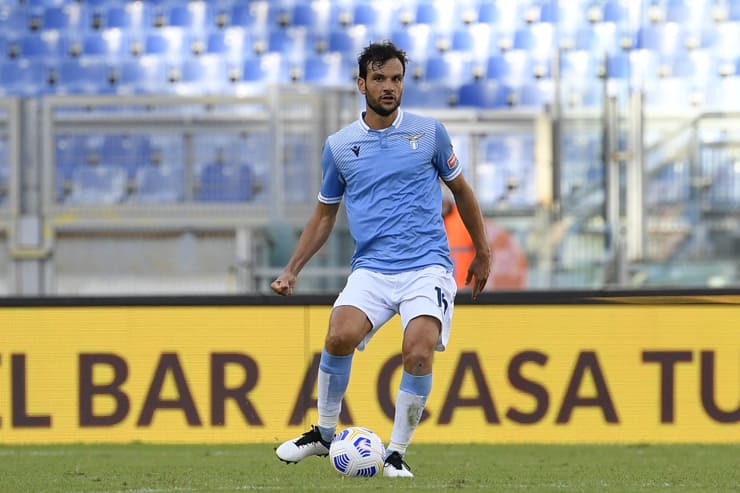 Marco Parolo in campo con la maglia della Lazio - Foto Lapresse - Jmania