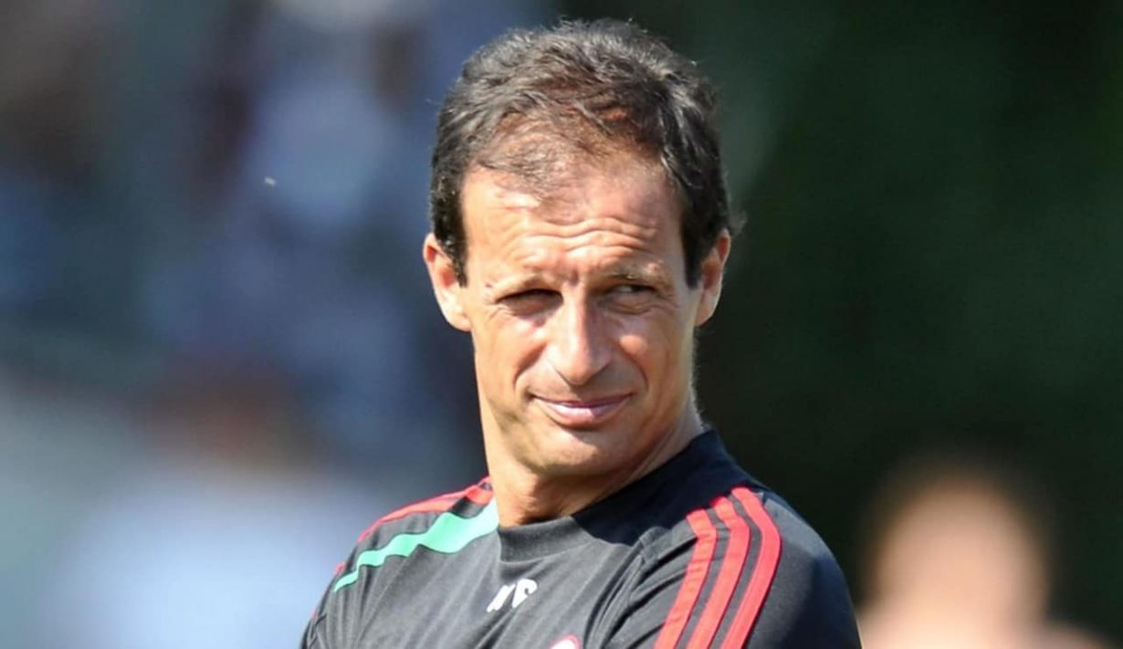 Max Allegri da allenatore del Milan - Foto Lapresse - Jmania.it