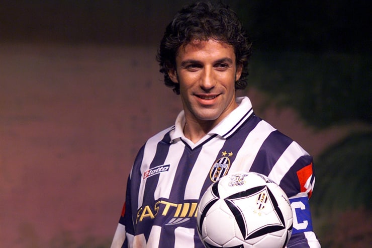 Alex Del Piero con la maglia della Juventus nel 2001 - Foto Lapresse - Jmania