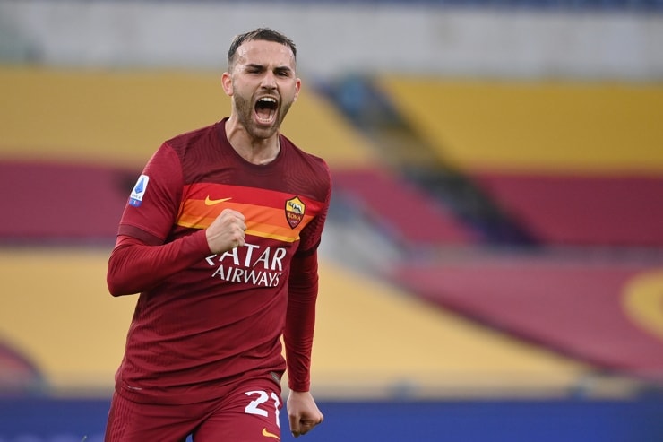 Borja Mayoral con la maglia della Roma - Foto Lapresse - Jmania