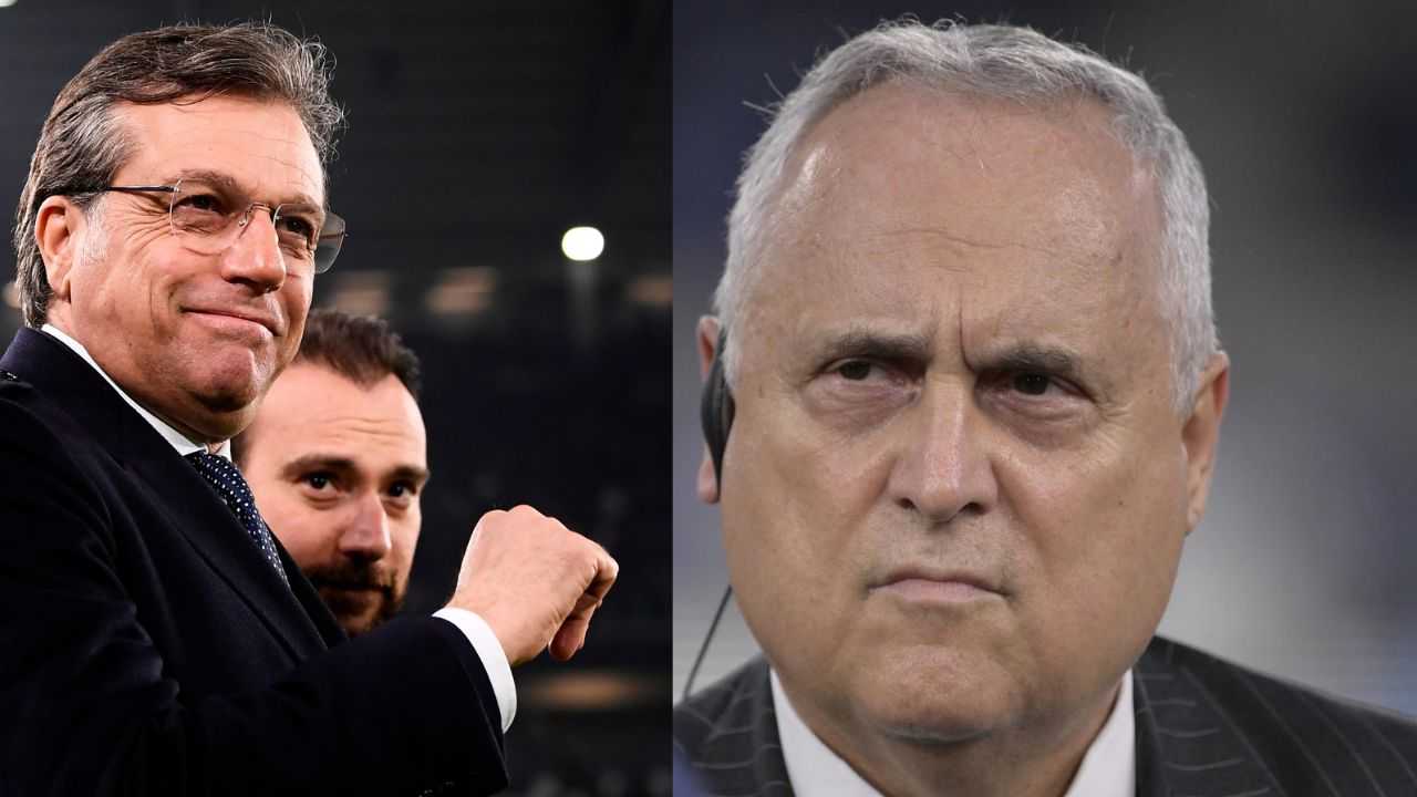 Giuntoli e Lotito