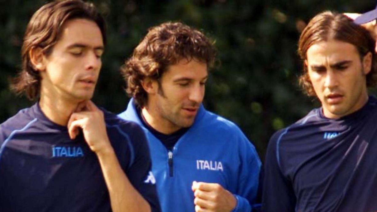 Inzaghi, Del Piero e Cannavaro