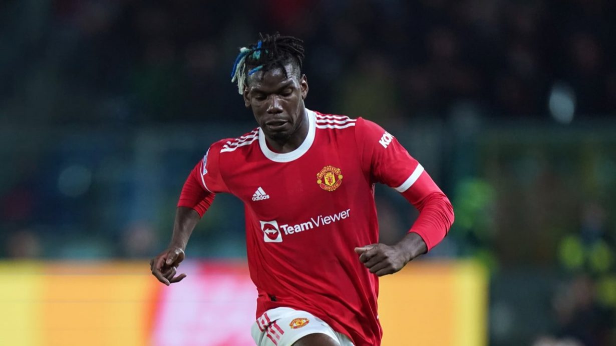 Paul Pogba in campo con la maglia del Manchester United - Foto Lapresse - Jmania