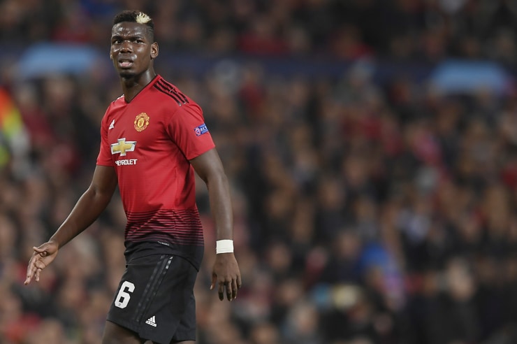 Paul Pogba in campo con la maglia del Manchester United - Foto Lapresse - Jmania.it