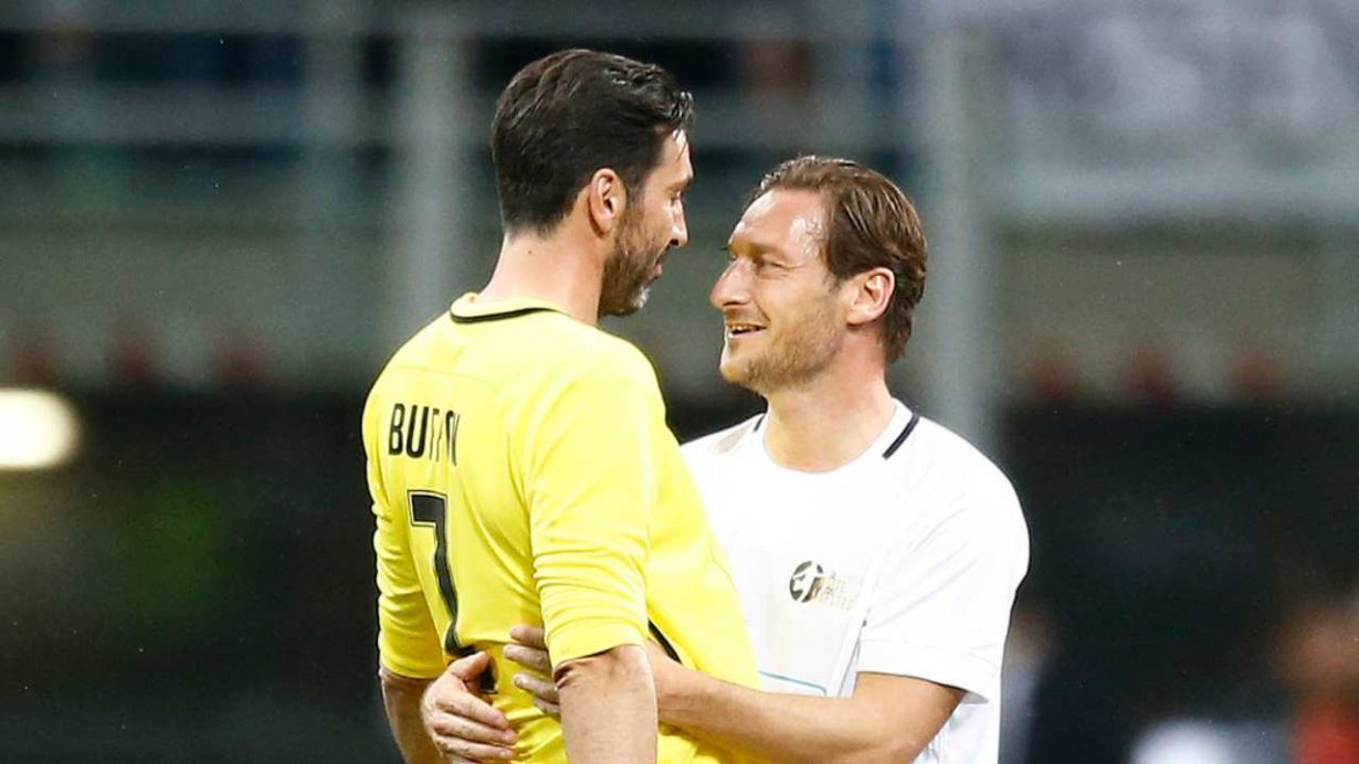 Totti e Buffon